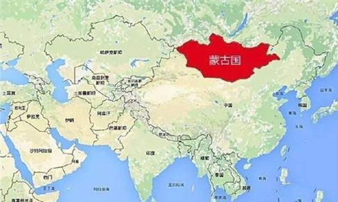 蒙古国的地图